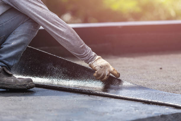 Professional Basement Waterproofing technician working in Walworth, NY